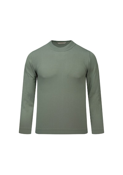 Hatemoğlu Yeşil Regular Fit Yarım Balıkçı Yaka Rayon Kazak 2977636 Yeşil