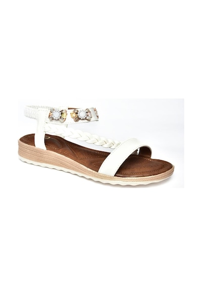 Fox Shoes M258313409 Beyaz Kadın Sandalet
