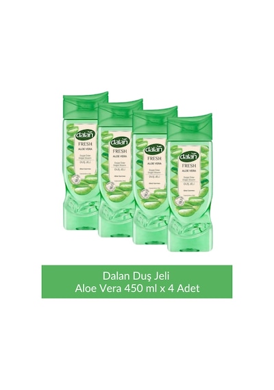 Dalan Fresh Aloe Vera Duş Jeli 450 Ml X 4 Adet