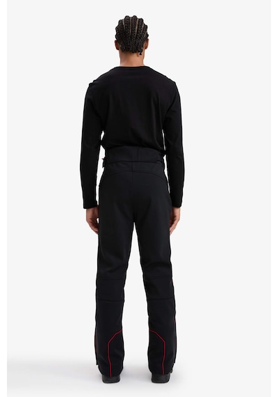 Defacto Regular Fit Fermuarlı Düz Paça Softshell Kayak Pantolonu F5643ax25wnbk81 Siyah-bk81