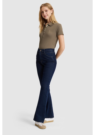 U.S. Polo Assn. U.s. Polo Assn. Kadın Haki Tişört Basic 50321798-vr027