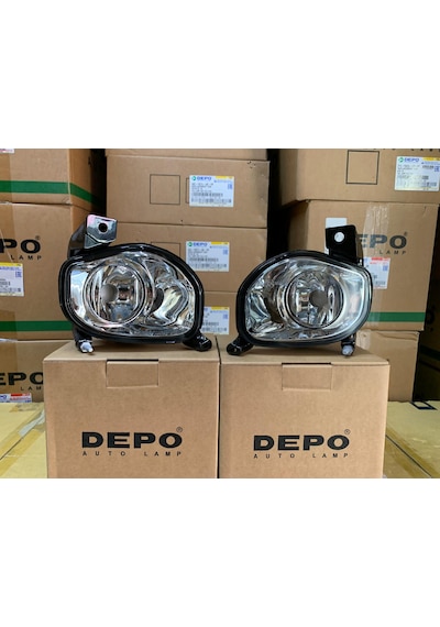 Toyota Avensis 2003-2006 Arası Depo Sağ Ve Sol Sis Farı Takım 81210-05060 / 81220-05060
