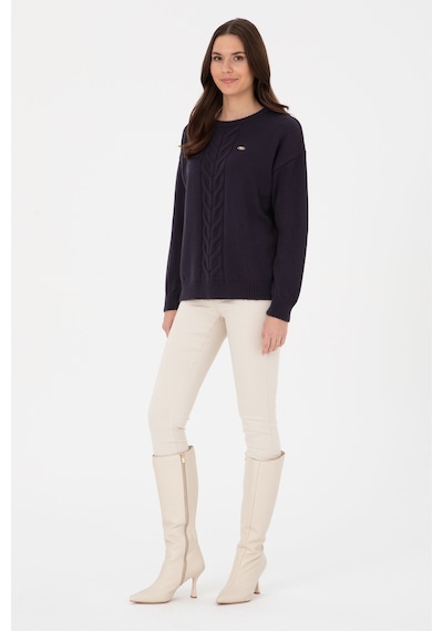 U.S. Polo Assn. U.s. Polo Assn. Kadın Açık Lacivert Kazak /triko 50314758-vr059