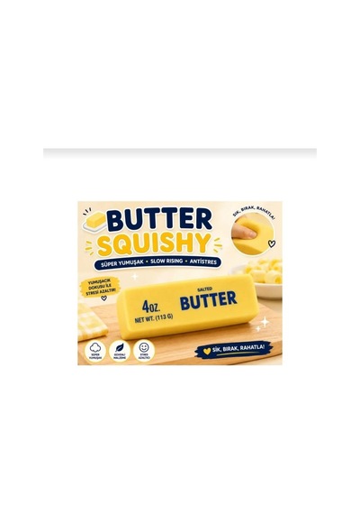 Squishy Butter Yumuşak Stres Oyuncağı