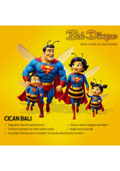 Bal Dünyası Besin ve Şifa Cıcan Balı 950 G