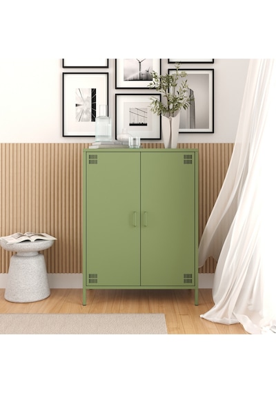 Pera Metal Dolap 2 Kapılı 80,50 X 40 X 109,50 Cm - 9 Renk Seçeneği Bulunmaktadır Yeşil