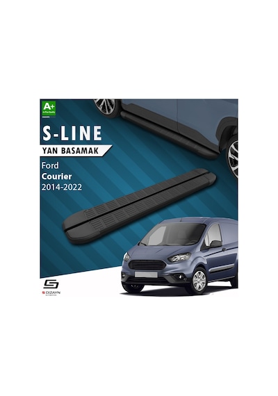 Ford Courier S-line Siyah Yan Basamak 173 Cm 2014-2022