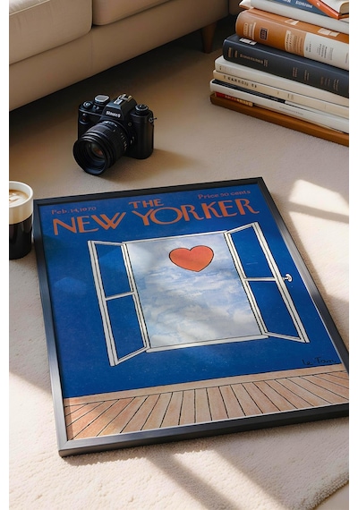 The New Yorker Çerçeveli Tablo February 14 1970