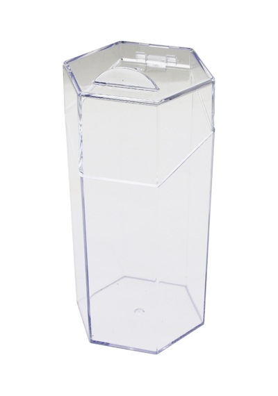 Kapaklı 6gen Organizer Fırça Düzenleyici Altın - Beyaz