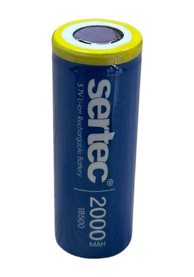 Sertec 3.7v Li-ion 18500 2000 Mah 3c Şarjlı Pil Evimdeyokyok