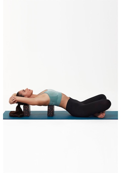 Actifoam Yoga Blok/orta Sert/siyah-turuncu Siyah - Turuncu