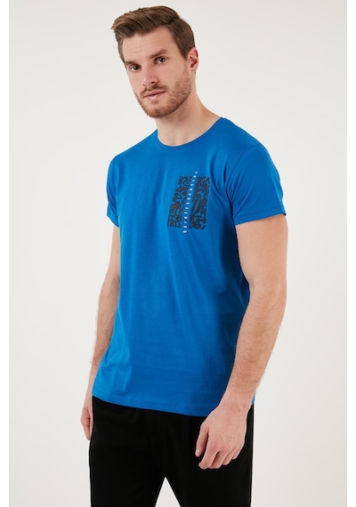 Buratti Bisiklet Yaka Pamuklu Slim Fit Erkek T Shirt 541Quint Parliament