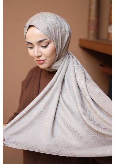 Silk Home Deluxe Şal - Açık Taş - Açık Taş