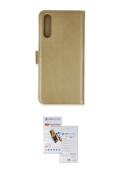 Cep 20-26 Huawei Uyumlu P Smart S Kılıf Siluet Işık Serisi İkili Koruma Seti Najmaddin Kırmızı