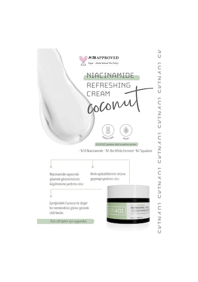 Skin401 Niacinamide Canlandırıcı Ve Aydınlatıcı Krem 50ml