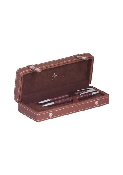 Steelpen 1713 Kahve Dolma Kalem+tükenmez Kalem Standart