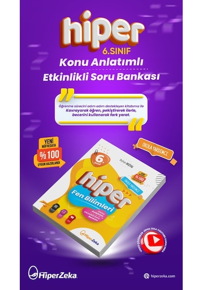 2027 6. Sınıf Hiper Fen Bilimleri Konu Anlatımlı Soru Bankası |Burhan Boztaş