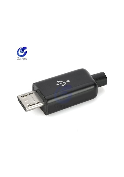 5 Pin Micro Usb Şarj Soketi Siyah Renk 5 Adet