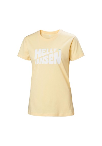 Helly Hansen W F2f Organıc Cotton Tee 2.0 T-shırt Sarı