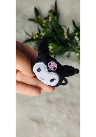 Kuromi Saç Lastik Toka-107 Siyah