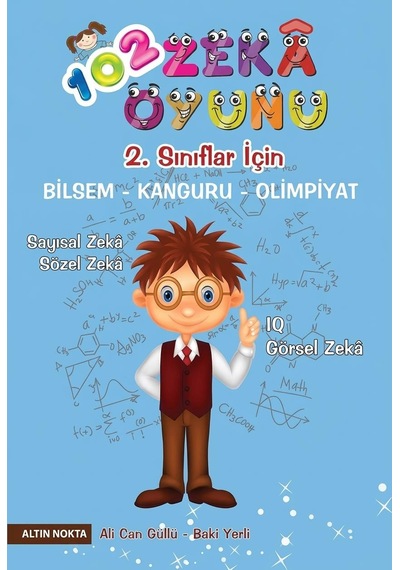 Altın Nokta Yayınları 2. Sınıf 102 Zeka Oyunu Ve Gerçek Zihinden Problemler Bilsem - Kanguru - Olimpiyat Mini Set-2 Kitap