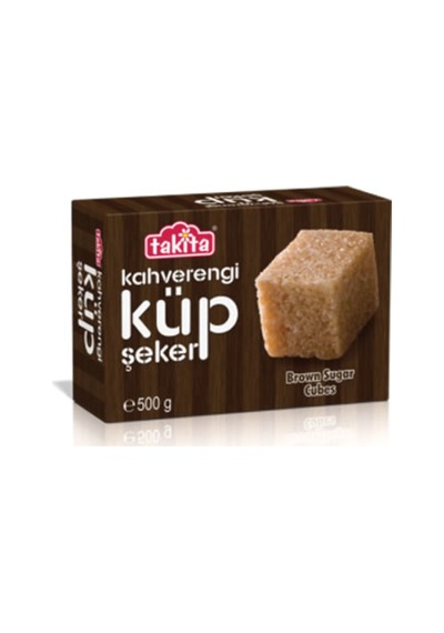 4 Adet Takita Kahverengi Küp Şeker 500 G