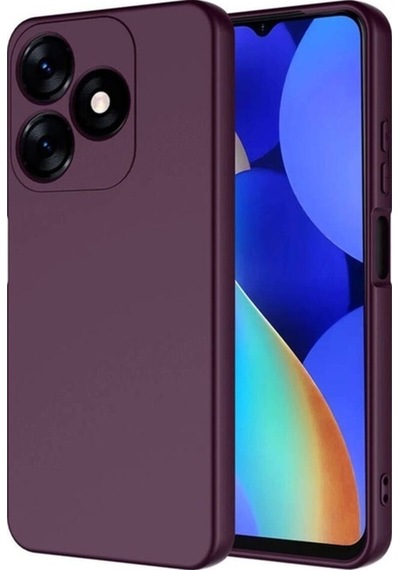 Tecno Spark 10 4g Kılıf Zore Mara Lansman Kapak Koyu Mor