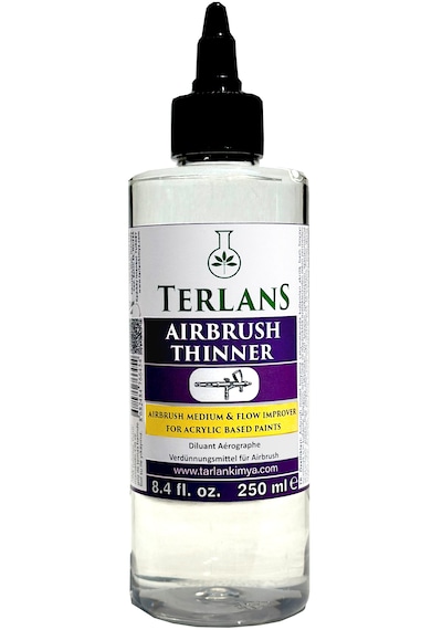 Airbrush İnceltici 250 Ml Akrilik Boya Airbrush Thinner Flow Improver Akışkanlık & Detay Kontrolü