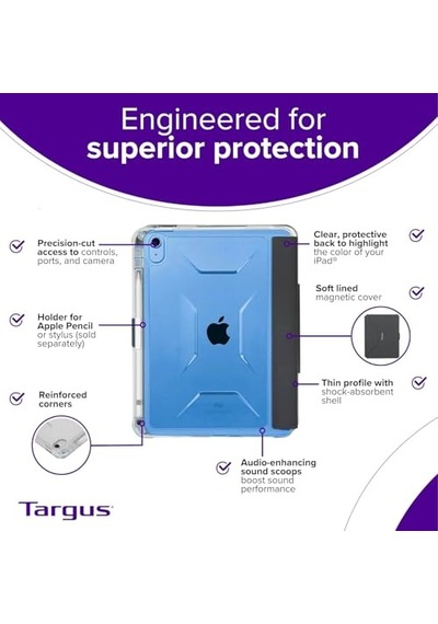 İpad Uyumlu 10. Nesil 10 9p İçin Pro Tek Clear - Kılıf Arka - Kapak
