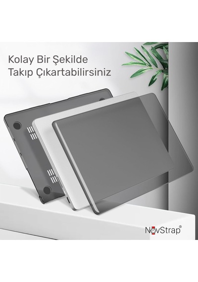 Novstrap Apple Uyumlu MacBook Pro 14 İnç M5 Çip A3434 İle Kılıf Sert Parlak Koruma Kapağı Siyah Karışık Çok Renkli