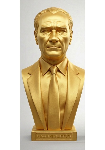 Atatürk Sevdalılarına Özel Dekoratif 15 Cm Atatürk Heykeli Anlamlı Masaüstü Hediyelik