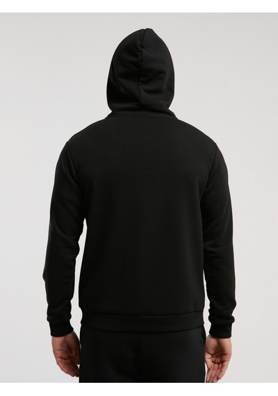 Everlast Ever Essentials Regular Siyah Erkek Kapüşonlu Full Zip Sweatshirt Siyah