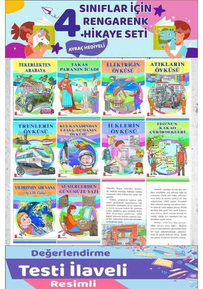 4.sınıf Okumayı Sevdiren 10 Lu Hikaye Seti 5 80 Sayfa