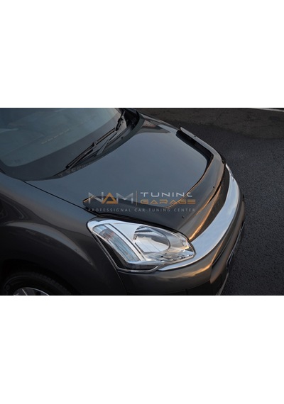 Citroen Berlingo Kaput Rüzgarlığı Parlak Siyah 3.2 Mm Kalın Plast