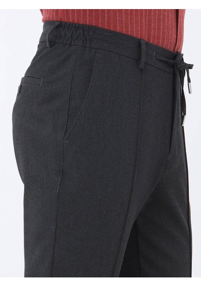 Kip Antrasit Dokuma Jogging Fit Casual Pantolon Antrasit