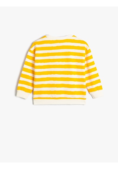 Koton Çizgili Sweatshirt Aslan Grafik Baskılı Uzun Kollu Bisiklet Yaka Sarı Çizgili 4smb10047tk Sarı Çizgili Sarı Koton Çizgili Sweatshirt Aslan Grafik Baskılı Uzun Kollu Bisiklet Yaka Sarı Çizgili 4smb10047tk Sarı Çizgili Sarı