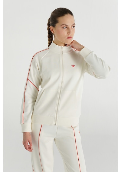 Hummel Marena Fermuarlı Sweatshırt 922258-9157 Beyaz