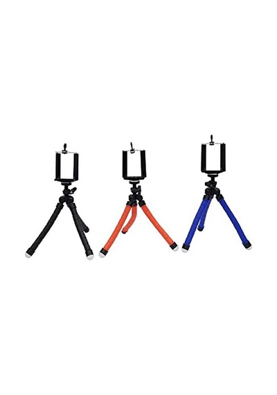 Ma Esnek Ahtapod Tripod Telefon Tutucu Siyah Genel
