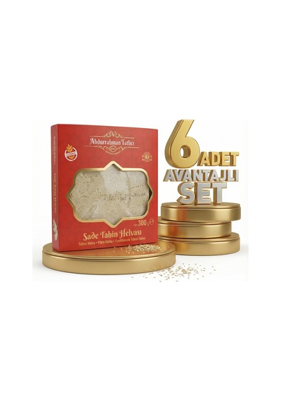 Abdurahman Tatlıcı Sade Tahin Helvası 6x300 Gr