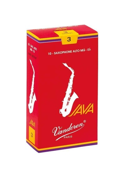 Vandoren Java Filed Red Cut Alto Saxophone Reeds No: 3 Alto Sakso