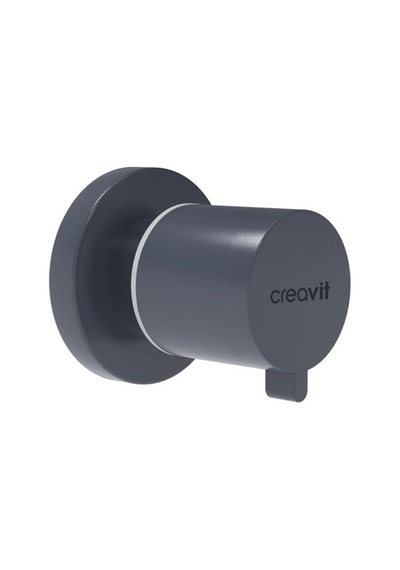 Creavi̇T Ac50L.Bsm Basalt Mat Aç-Kapa Ara Kesme Valfi 1/2'