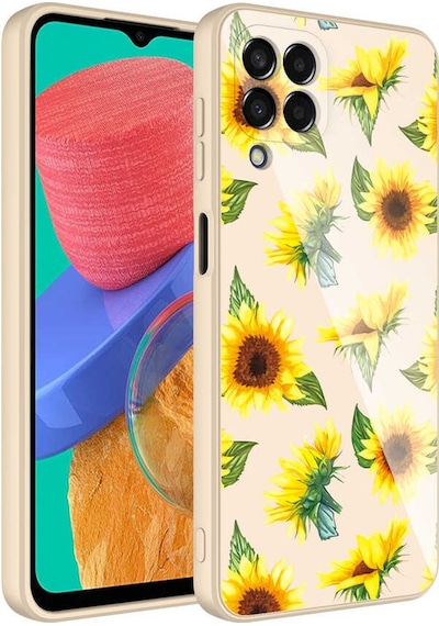 Noktaks - Galaxy M33 Uyumlu Kılıf Kamera Korumalı Desenli Sert Silikon Epoksi Kapak - No2 - T23685