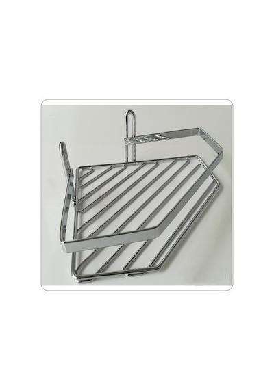 Lider Tekli Beşgen Köşe Raf Paslanmaz Çok Renkli
