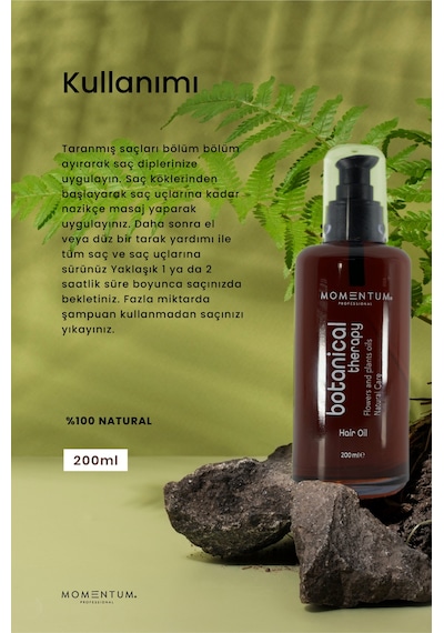 Momentum Botanical Therapy Saç Bakım Yağı 200 ML