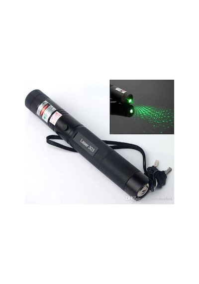 Kalem Lazer Sunum Lazeri Yeşil Lazer Pointer Şarjlı Kilitli Kutul Yeşil