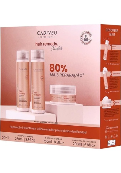 Saçlardaki Hasarı Onarıcı Ve Yıpranmalara Karşı Koruyucu Essentials Hair Remedy Ev Bakım Seti
