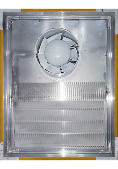 Aircol 120 Krom Fanlı Menfez (160M³/H)