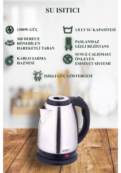 Avesta Beste Kettle Su Isıtıcı 1.7 Lt