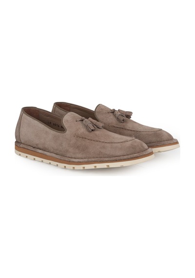 Libero Erkek Loafer Ayakkabı Hakiki Süet Deri Püsküllü Pratik Slip-on Esnek Tırtıklı Termo Taban L6016 Vizon Libero Erkek Loafer Ayakkabı Hakiki Süet Deri Püsküllü Pratik Slip-on Esnek Tırtıklı Termo Taban L6016 Vizon
