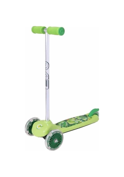3 Tekerlekli Işıklı Scooter Yeşil